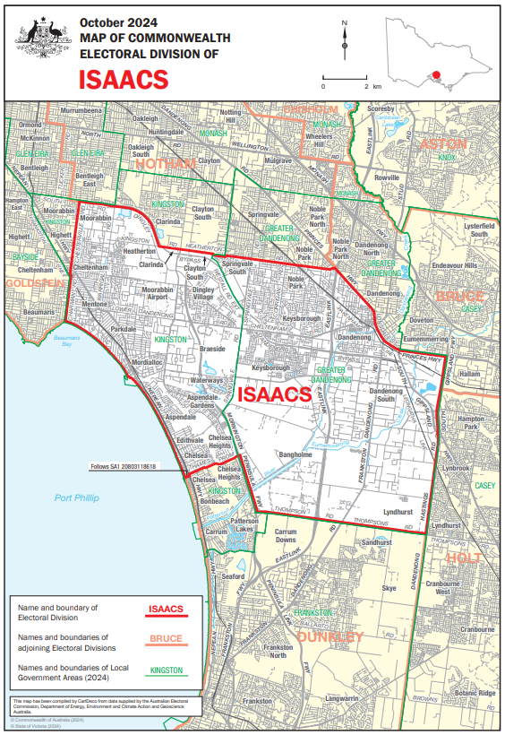 Isaacs AEC 2024 Boundaries